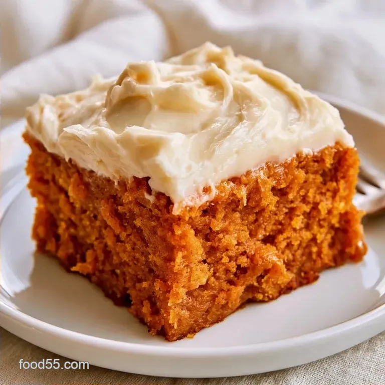 Pumpkin Bars with Cream Cheese Frosting