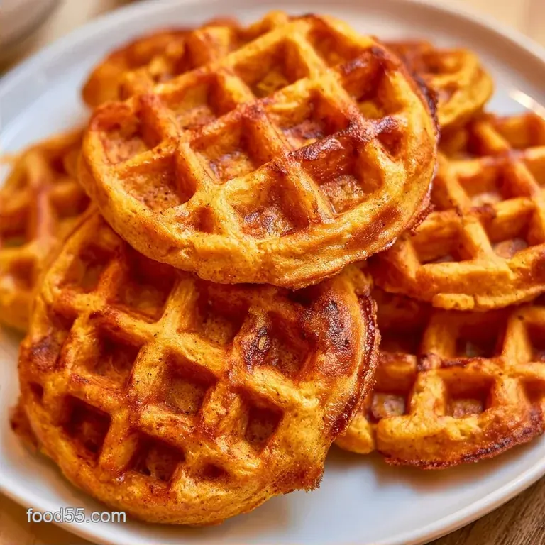 Crispy Keto Pumpkin Chaffles