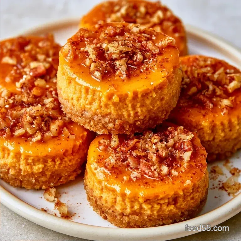 Keto Pumpkin Cheesecake Bites with Almond Flour