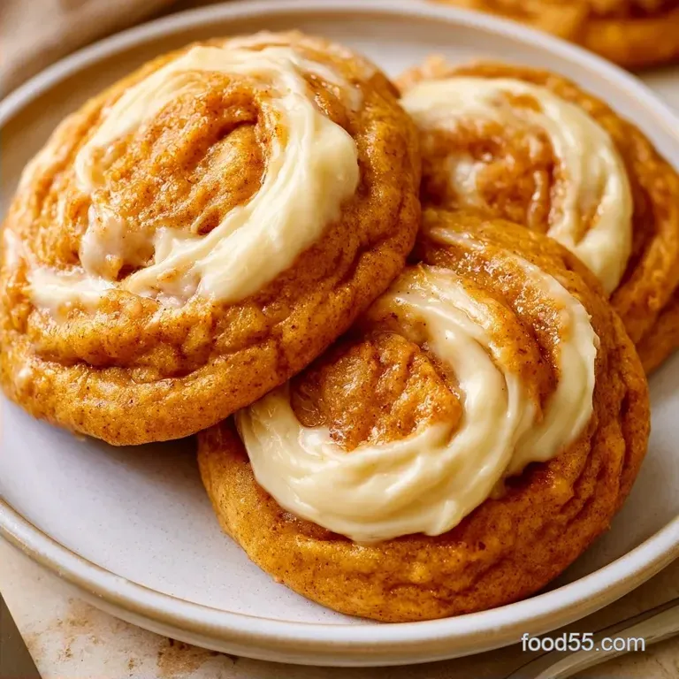 Keto Pumpkin Cheesecake Cookies with Cream Cheese
