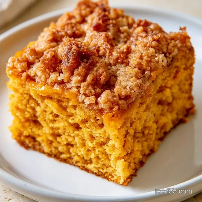 Keto Pumpkin Crunch Cake with Almond Flour