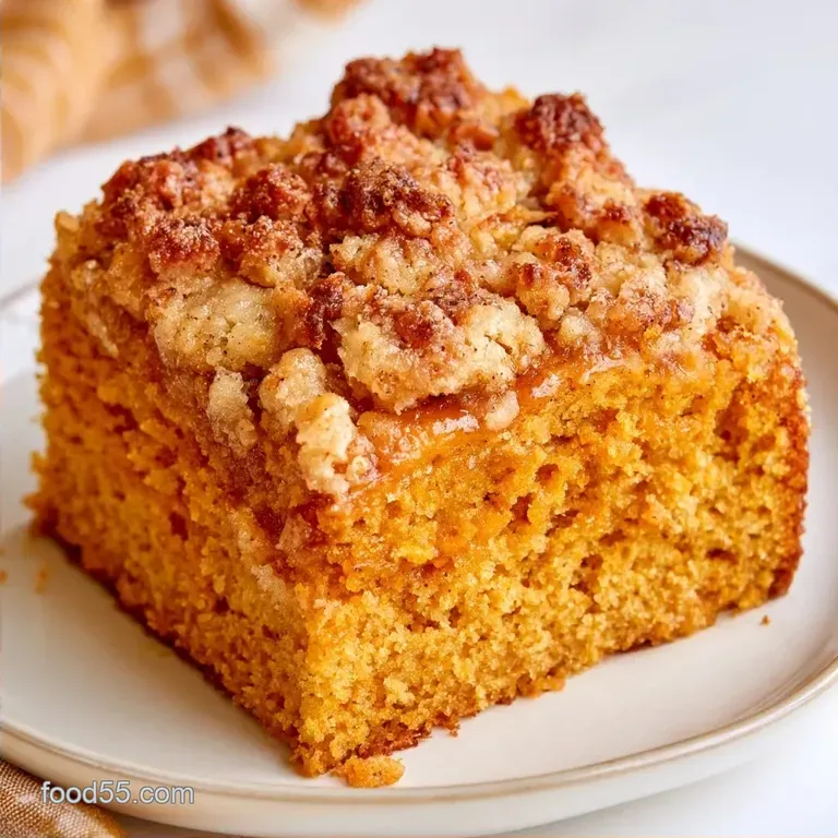 Keto Pumpkin Dump Cake with Golden Crust