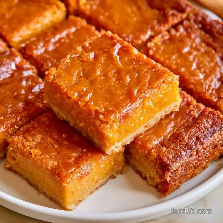 A single orange spice bar topped with a swirl of whipped cream and a cinnamon stick on a dark slate background.