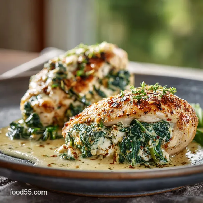 Creamy Feta Spinach Stuffed Chicken Roulades The Keto Kingmaker