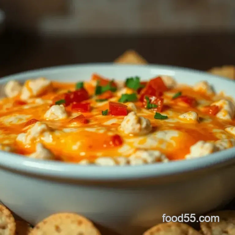 Kickin Buffalo Chicken Dip - Game Day Gold