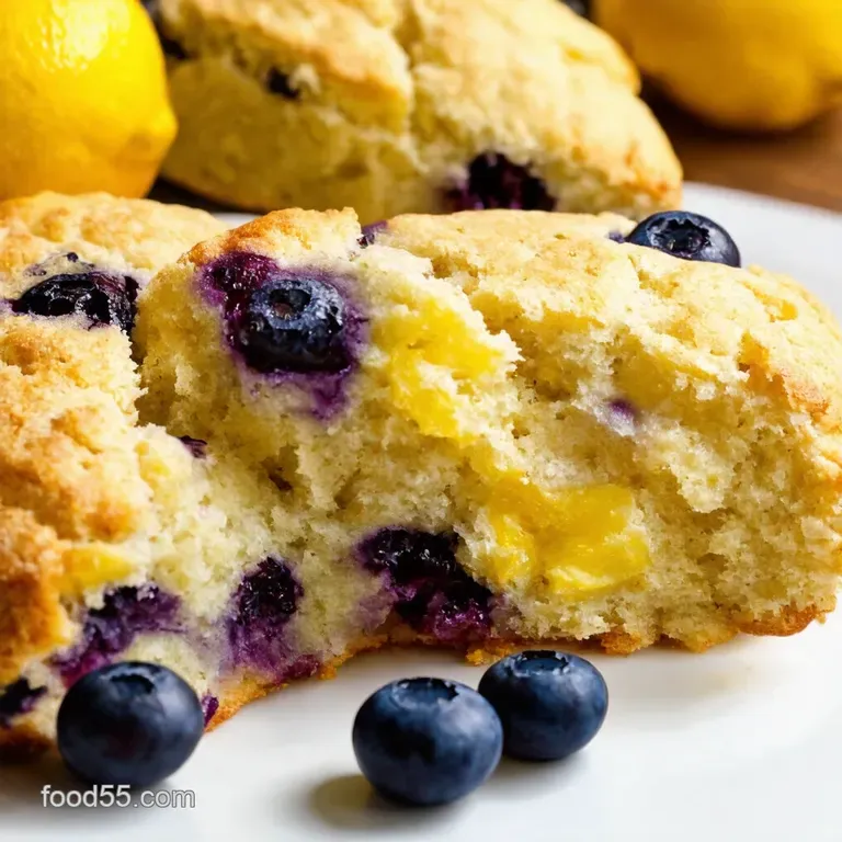 Lemon Blueberry Bliss Scones