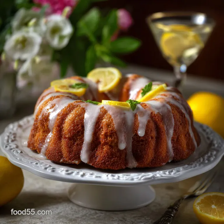 24 Best New Years Eve Desserts: Zesty Champagne Cake