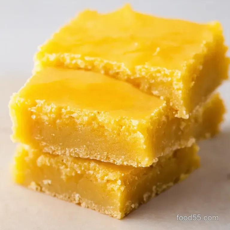 Lemon Gooey Bars Bright Buttery Slightly Underbaked Squares