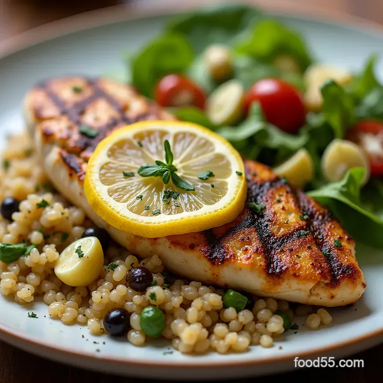 Best Grilled Mediterranean Chicken and Quinoa Salad Recipe