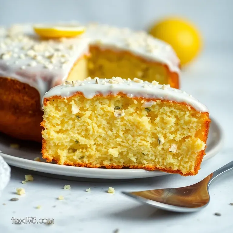 Lemon Poppy Seed Dream Cake