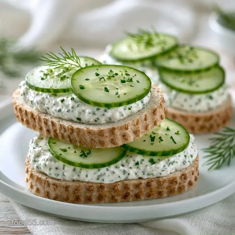 Lemony Herb Cucumber Sandwiches in 15 Minutes