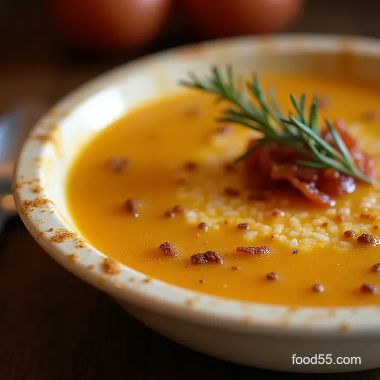 The Golden Hour Onion Soup a Lightened Up Classic Gratin&eacute;e presentation