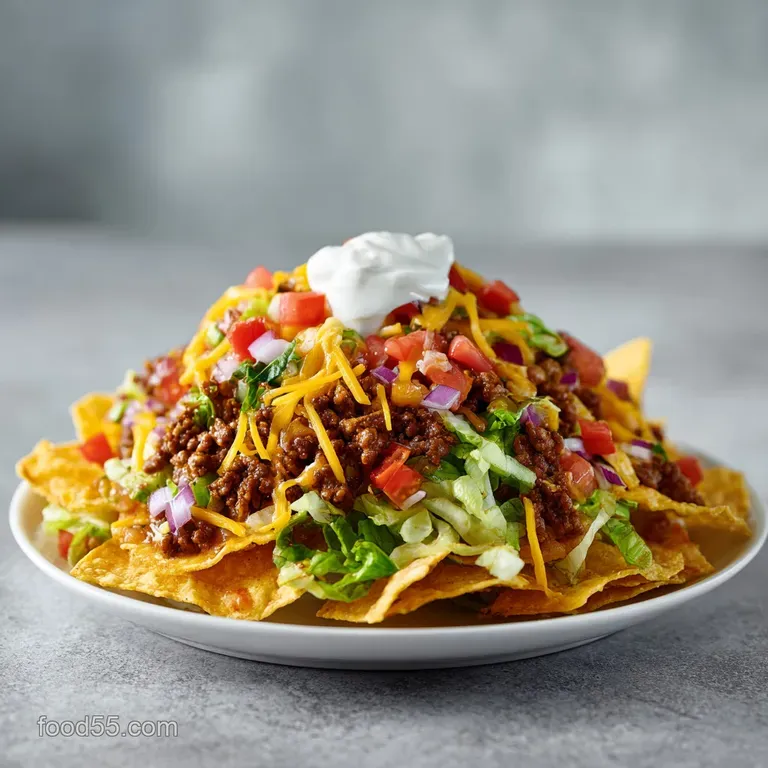 Loaded Taco Salad: Savory Beef and Crisp Romaine