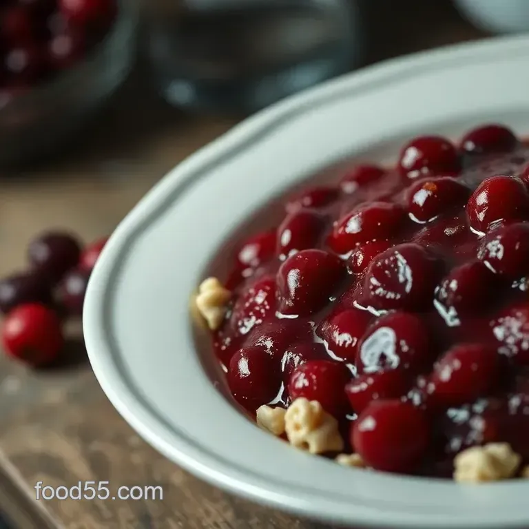 Low-Carb Cranberry Jam with Orange and Spices