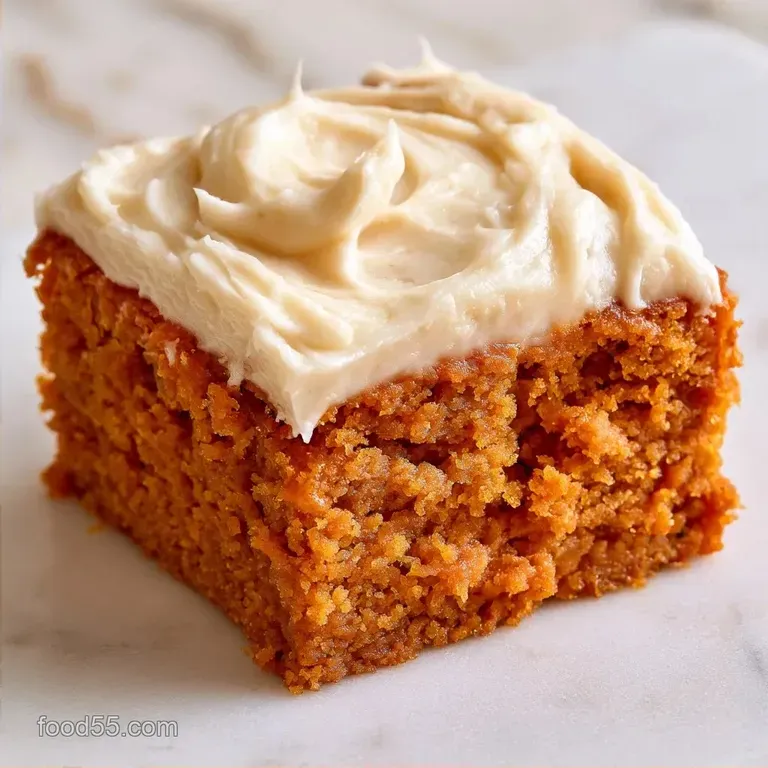 Keto Pumpkin Bars with Cream Cheese Frosting
