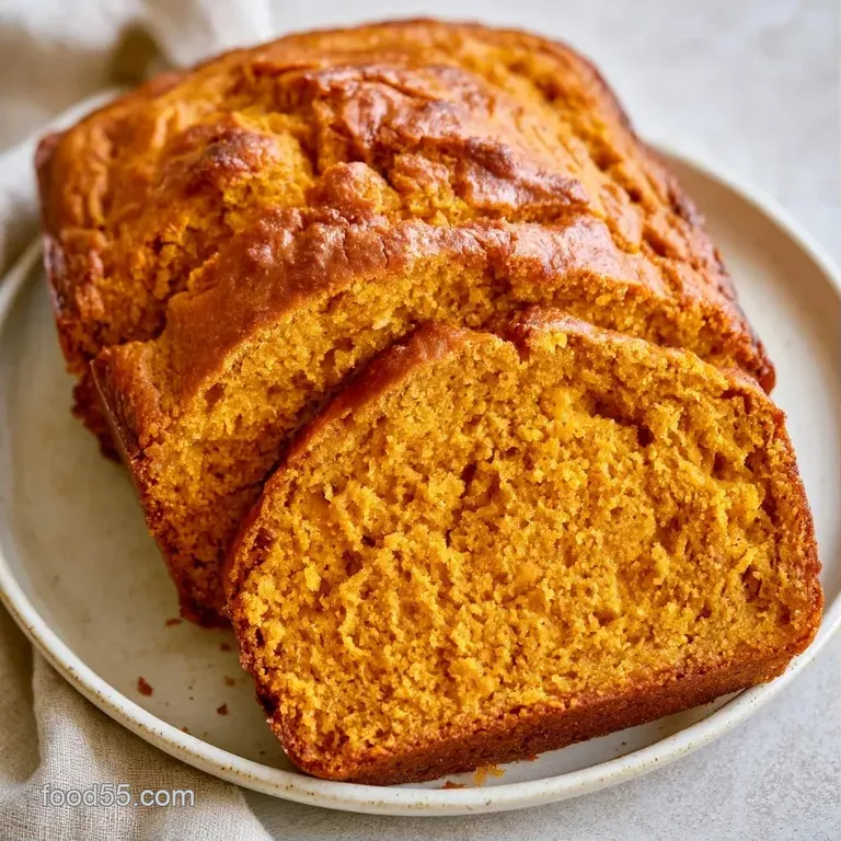 A golden slice of spiced orange bread paired with a swirl of creamy butter and a dusting of cinnamon powder.