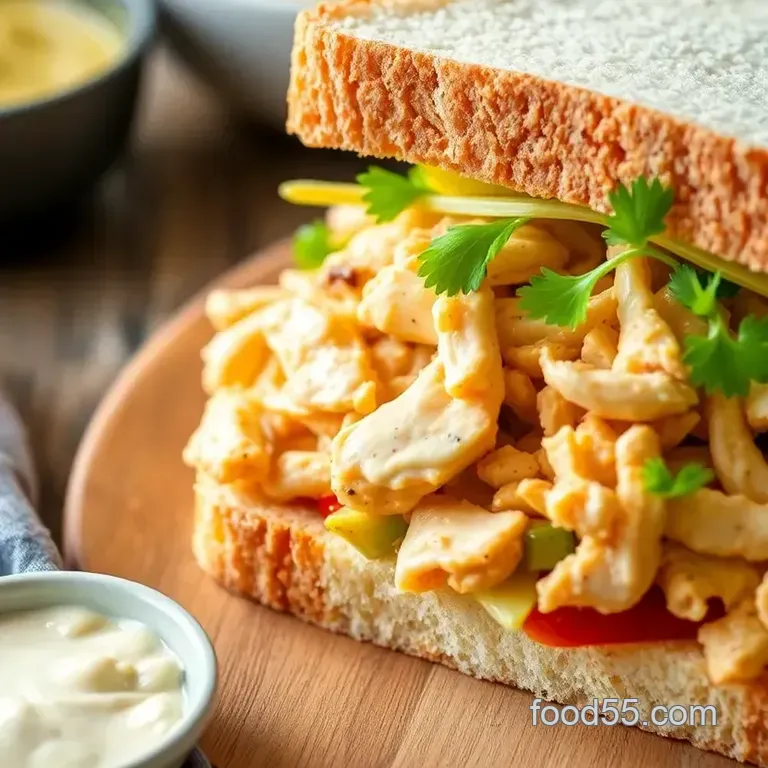 15-Minute Quick Chicken Sandwiches presentation
