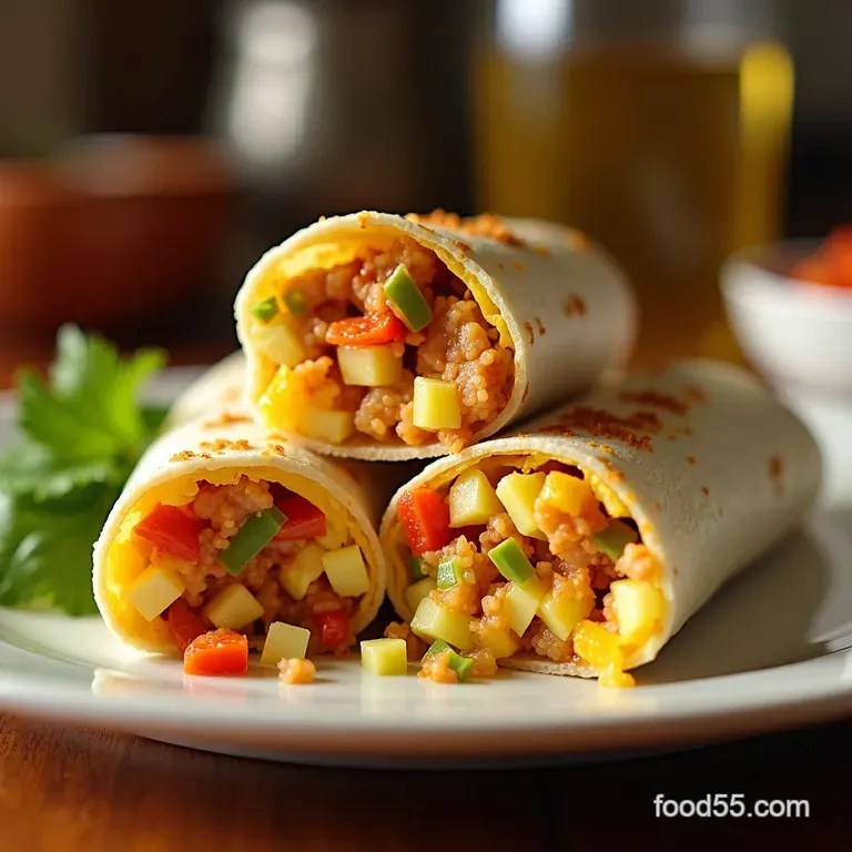 Makeahead Freezer Breakfast Burritos Classic Crowdpleaser presentation