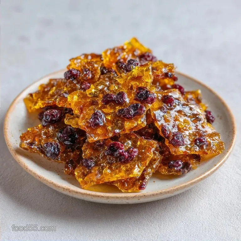 Maple Mulberry Brittle: Old Fashioned and Crisp