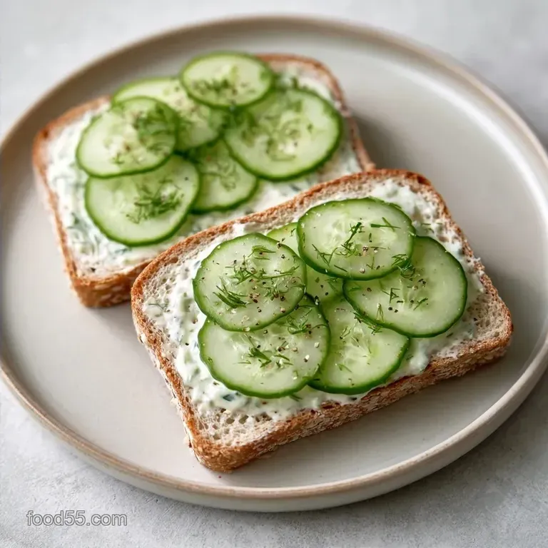 Mayonnaise Cucumber Sandwiches in 10 Minutes