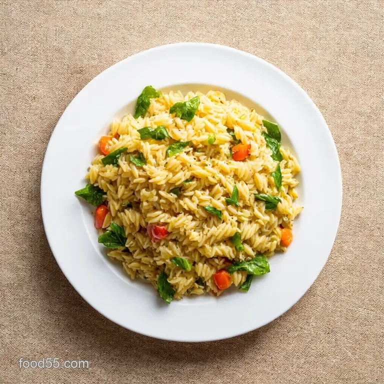 Mediterranean Orzo Salad Bursting with Sunshine