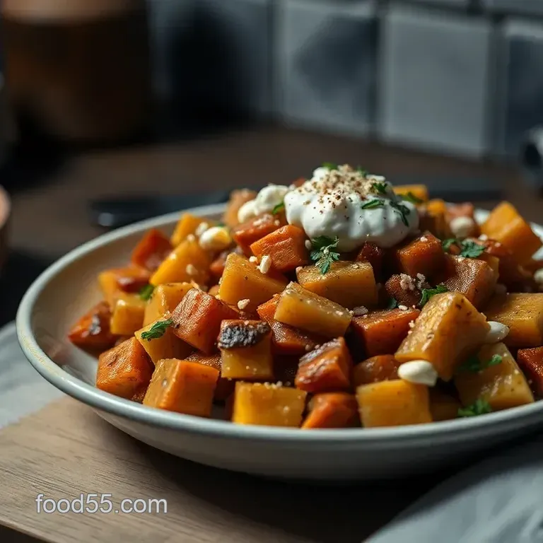 Mediterranean Stir Fry with Skordalia