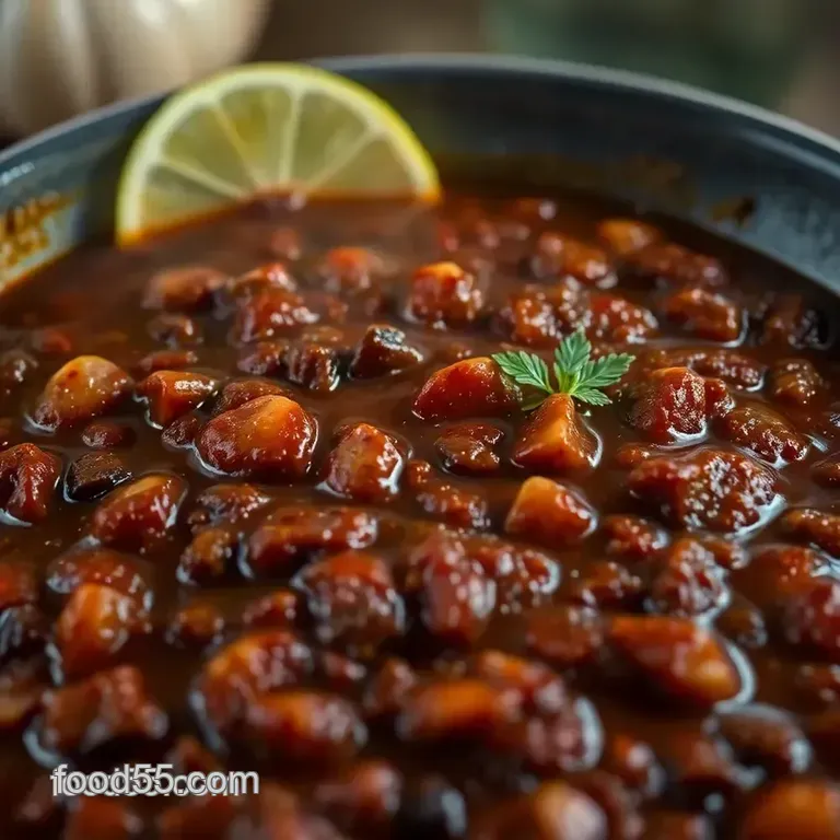 Mexican Chile Negro Sauce: Rich and Smoky Perfection presentation