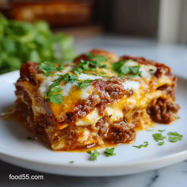 Mexican Lasagna: Hearty and Layered