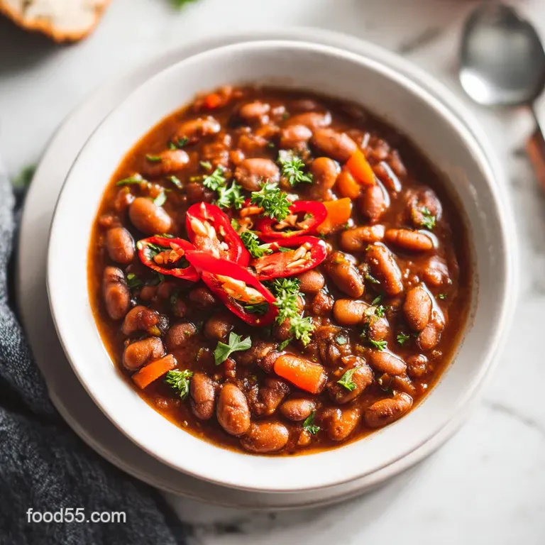 Mexican Pinto Bean Chili: Smoky and Rich