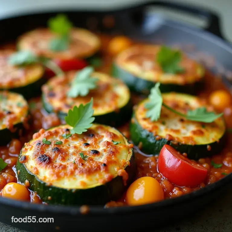 Sunshine Sizzle Speedy Skillet Mexican Zucchini with Smoked Paprika Cotija