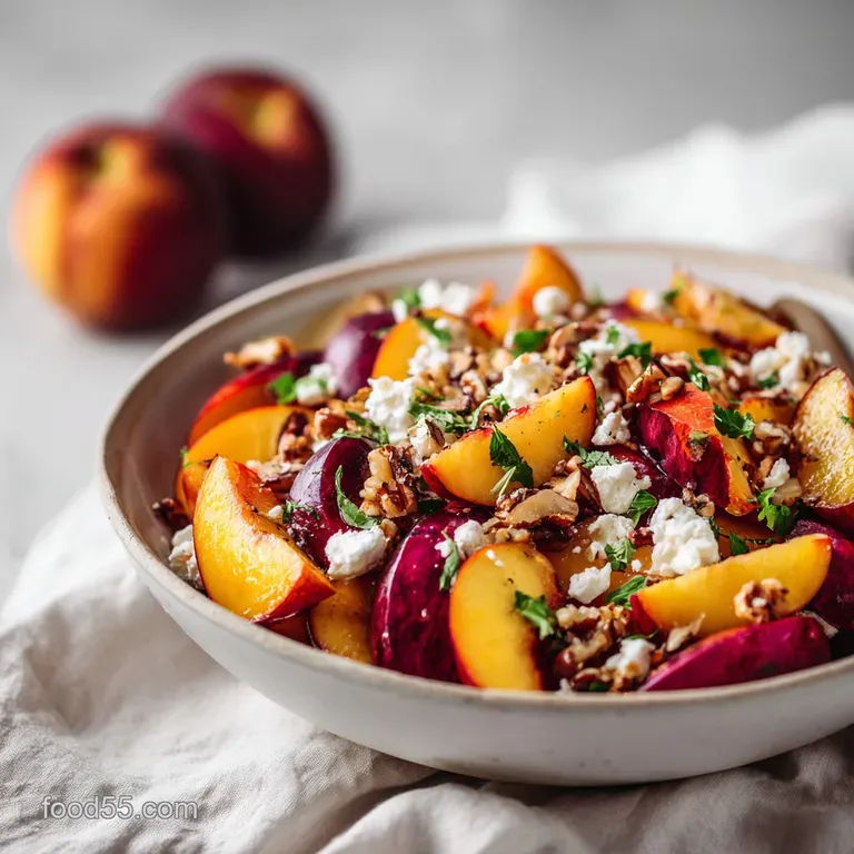 Millionaire Peach Salad: Creamy & Fluffy