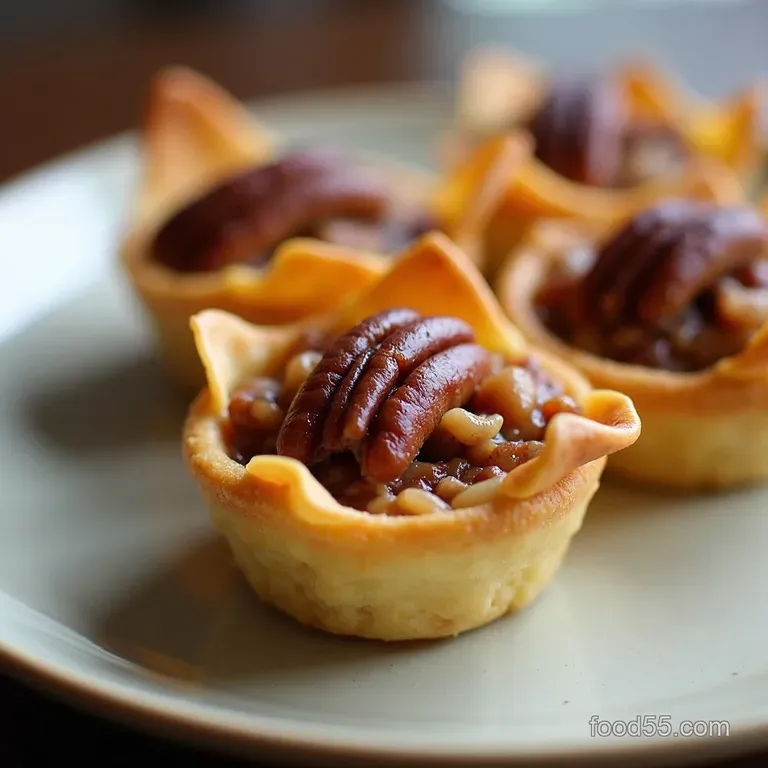 Mini Pecan Phyllo Tarts BiteSized Southern Pecan Pie