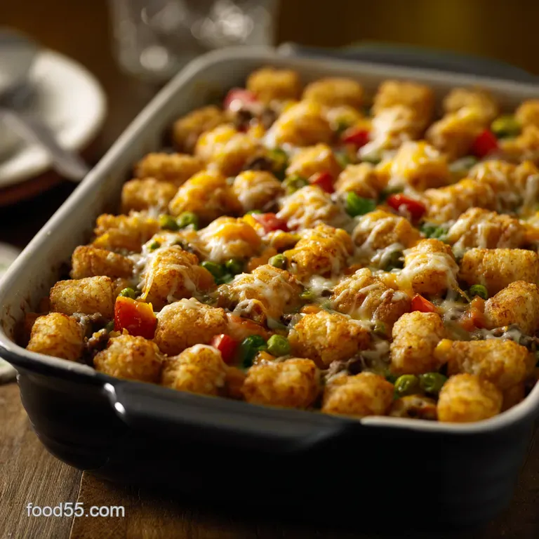 Minnesota Tater Tot Hotdish Comfort in a Casserole