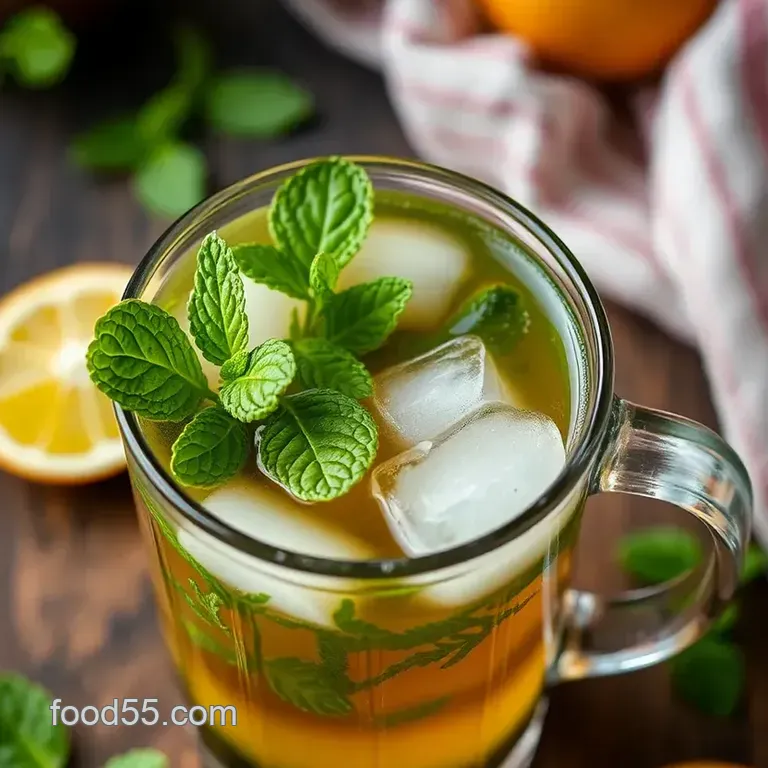 Minted Tea Recipe presentation