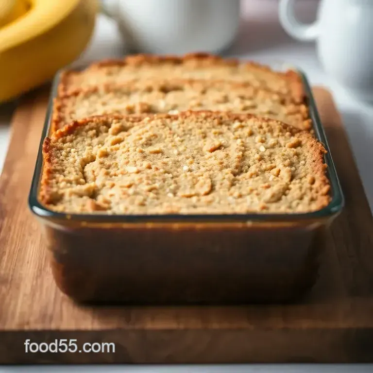 Moist & Flavorful Banana Bread Made with Oil presentation