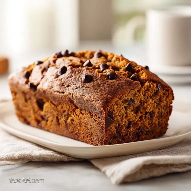 Pumpkin Chocolate Chip Bread: Moist and Spiced