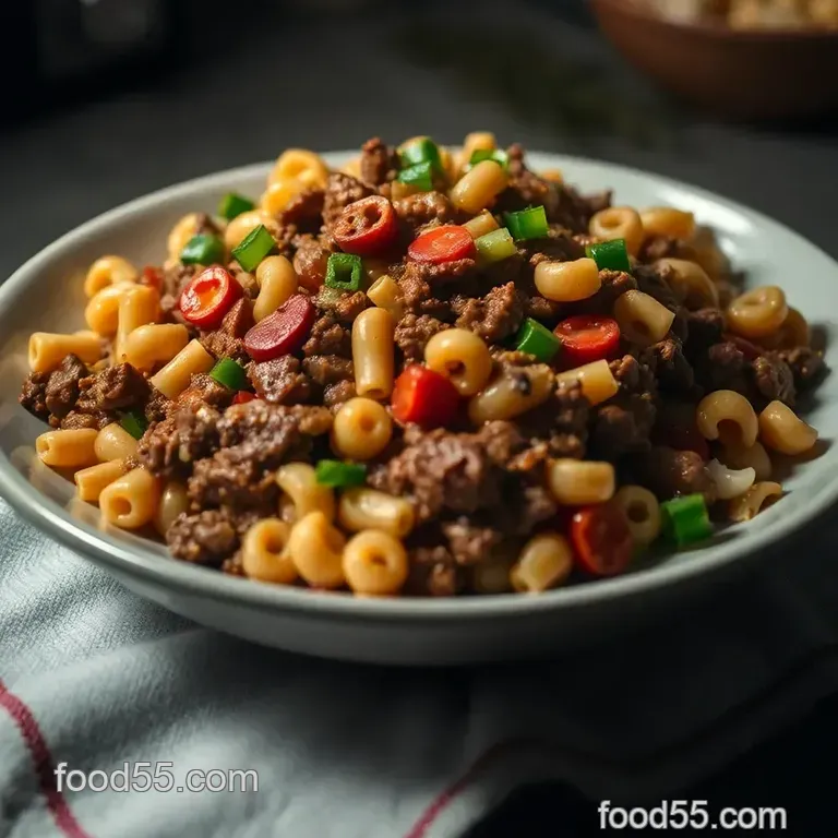 Mom&#039 s Best American Chop Suey presentation