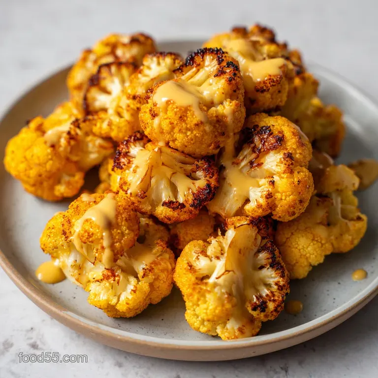 Moroccan Cauliflower Tahini Honey: Charred and Velvety