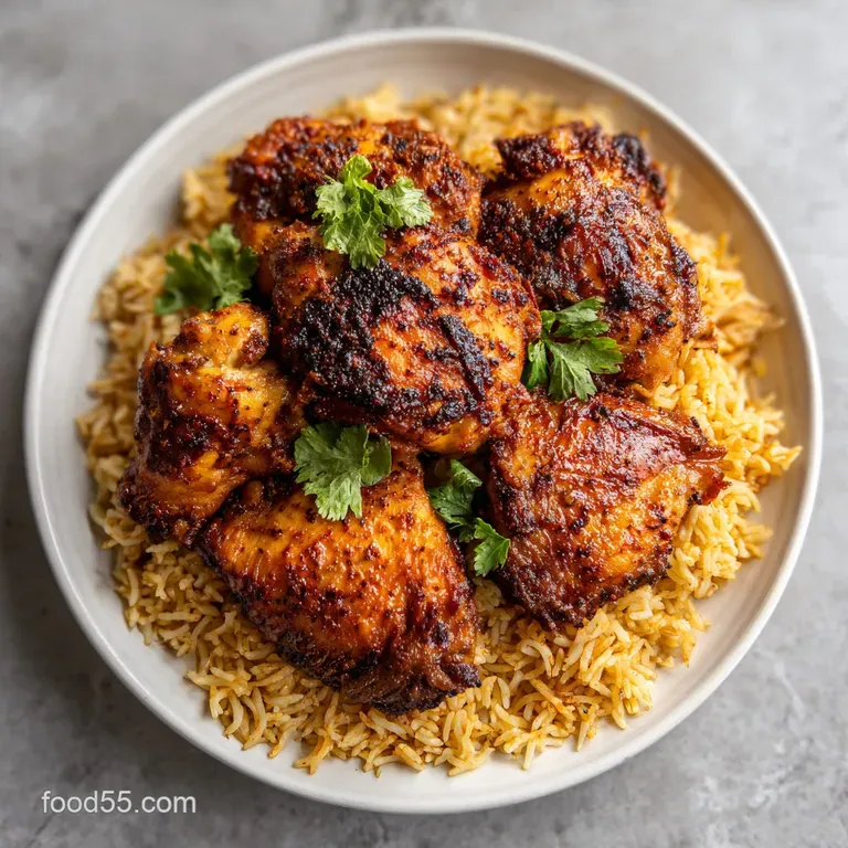 Amazing Ultimate Moroccan Chicken Rice Recipe