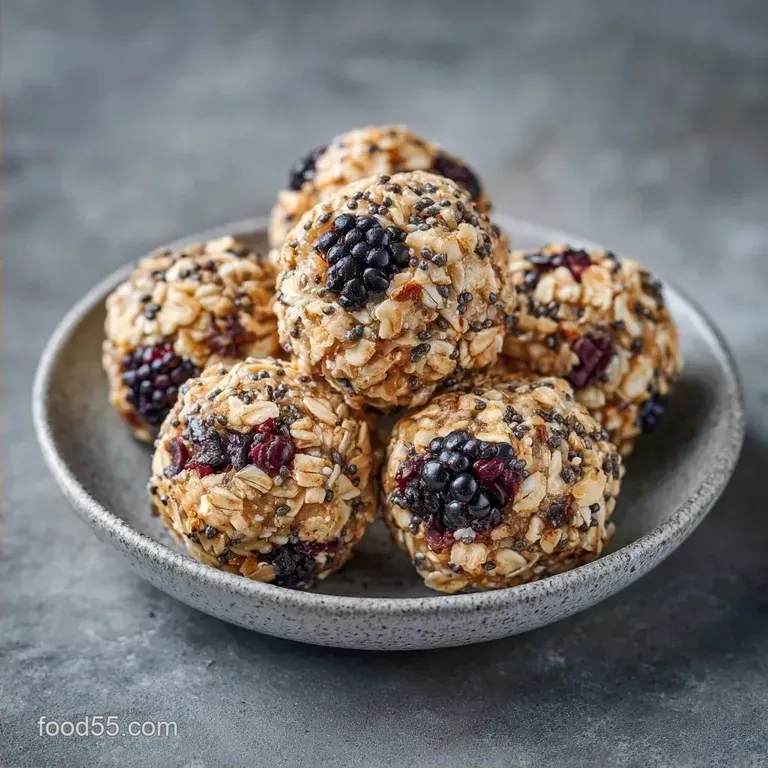 Raw Mulberry Energy Balls: Chewy and Jammy