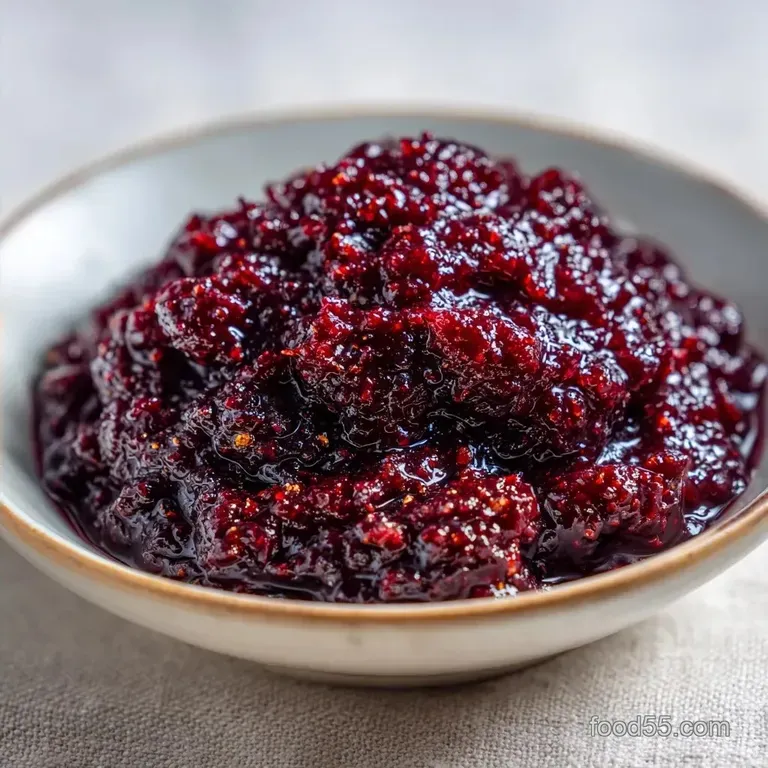 Mulberry Jam with Lemon: Tangy and Glossy