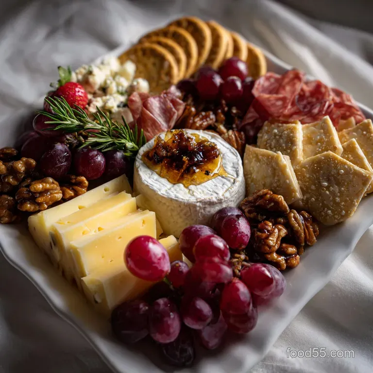 My New Years Eve Charcuterie Board: Perfect Balance presentation