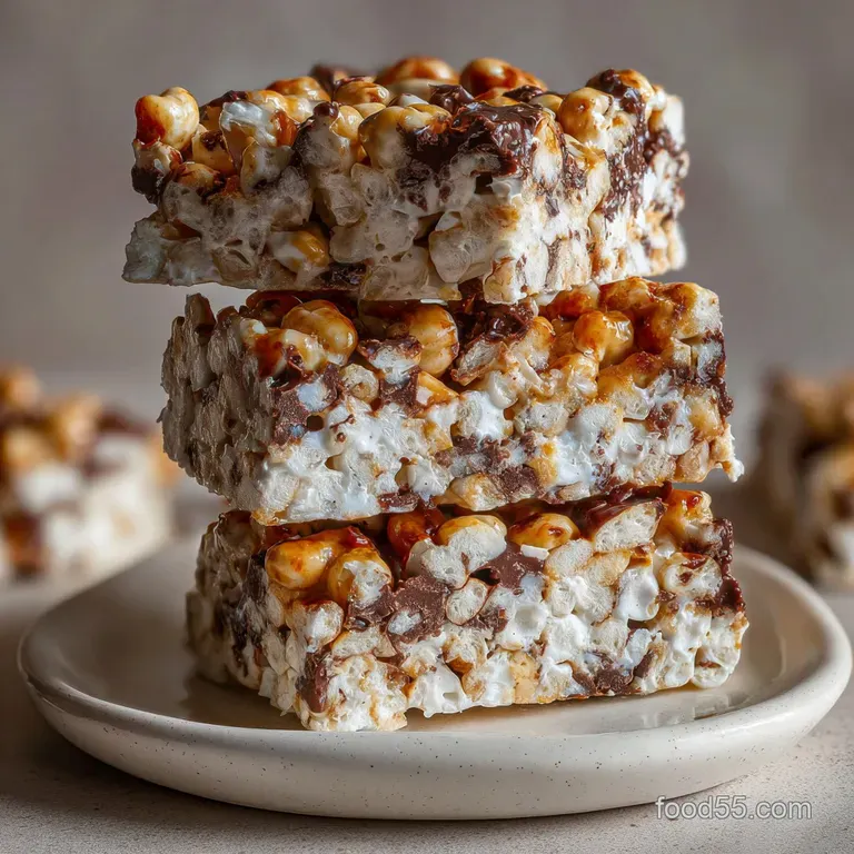 NoBake Homemade Crunch Bars Recipe