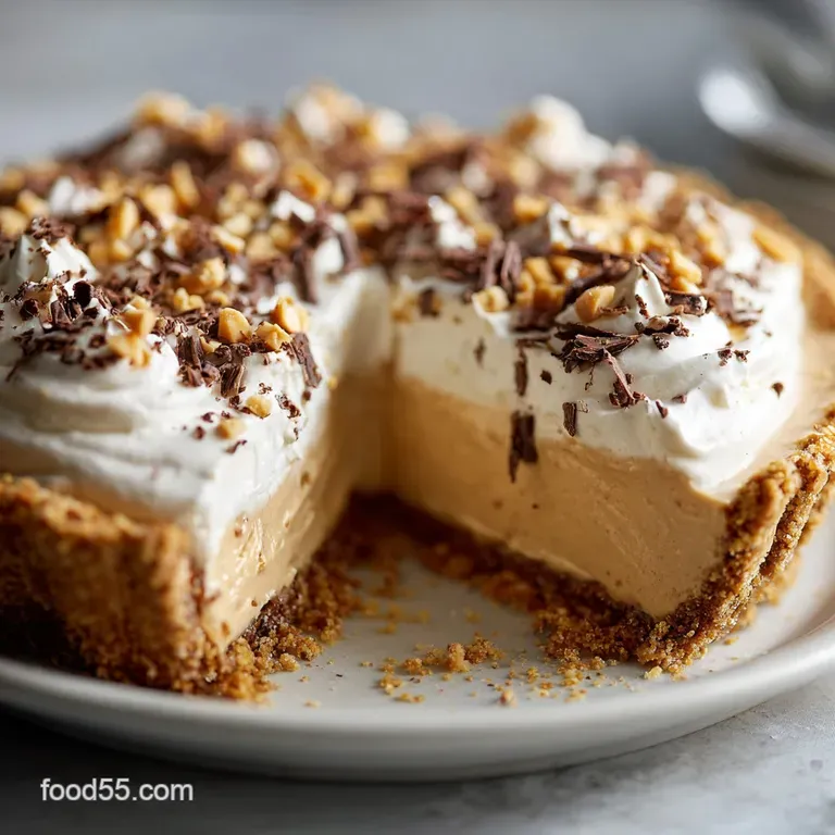 Nobake Peanut Butter Pie: the Ultimate Creamy Chocolate Dessert presentation