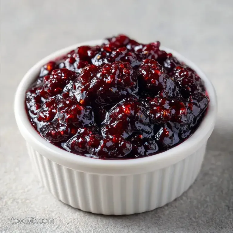Old Fashioned Mulberry Chutney: Thick and Tangy