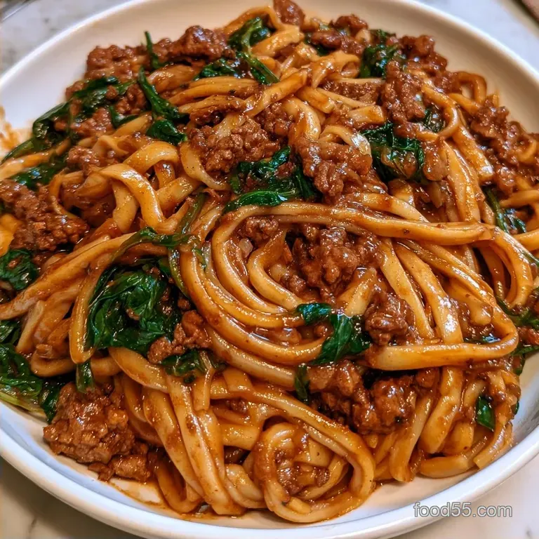 Healthy One Pan Beef Ramen Noodles