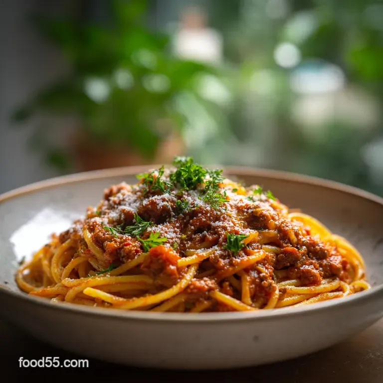One Pot Spaghetti and Meat Sauce Recipe