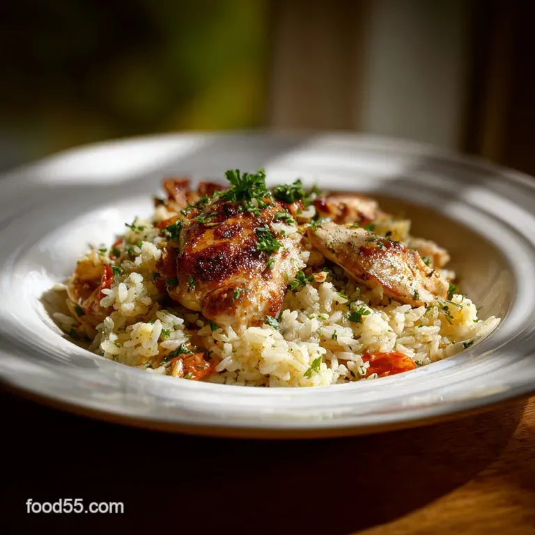 Simple OnePot Chicken and Rice Dinner