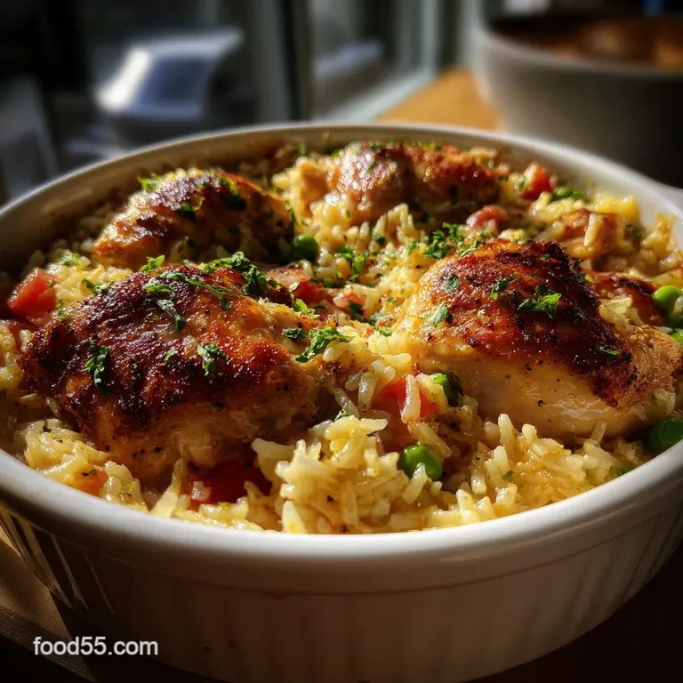 Savory Chicken and Rice Delight OnePot: Weeknight Masterpiece