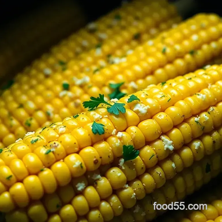 Oven-Roasted Corn on the Cob with Herb Butter
